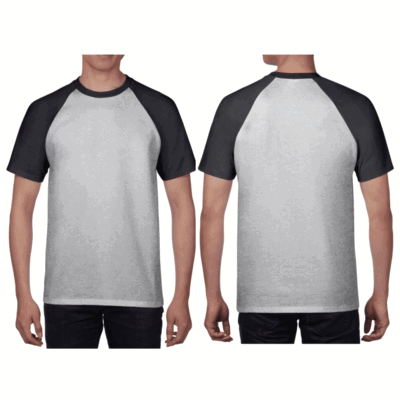 Gildan Short Raglan-Sleeves T-Shirts 2017 catalogue MODEL 1