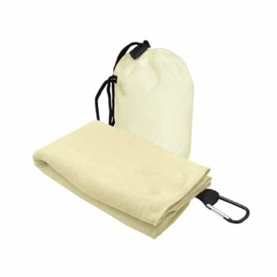 T2 Microfibre Sport Towel in Nylon Pouch CREAM