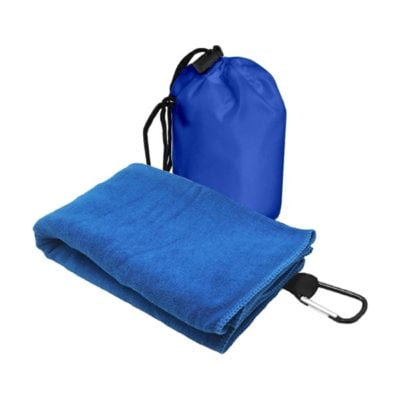 T2 Microfibre Sport Towel in Nylon Pouch BLUE