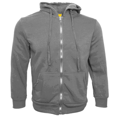 Basic Zipped Hoodies 2018 GREY thumbnail