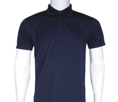 Interlock smooth dri-fit polo (navy)