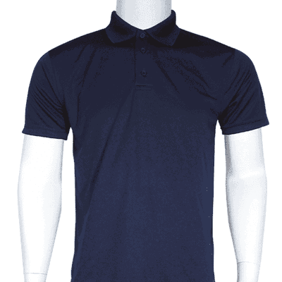 Interlock smooth dri-fit polo (navy)