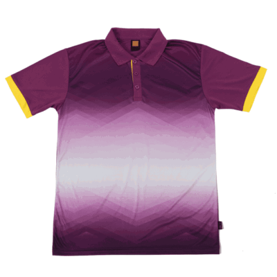 QD45 Multi-Tone Dri-Fit Polo T-Shirts 2018-19 thumbnail dark purple yellow