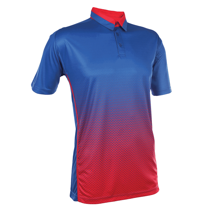 QD37 Multi-Tone Dri-Fit Polo T-Shirts 2018-19 thumbnail royal red