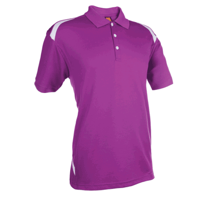 QD34 Multi-Tone Dri-Fit Polo T-Shirts 2018-19 thumbnail purple