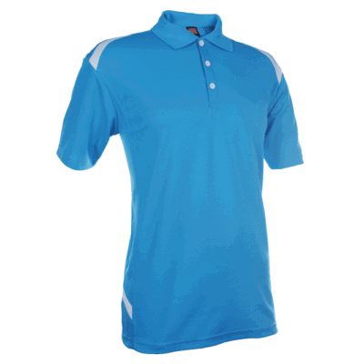 QD34 Multi-Tone Dri-Fit Polo T-Shirts 2018-19 thumbnail sea blue