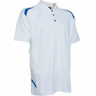 QD34 Multi-Tone Dri-Fit Polo T-Shirts 2018-19 thumbnail white
