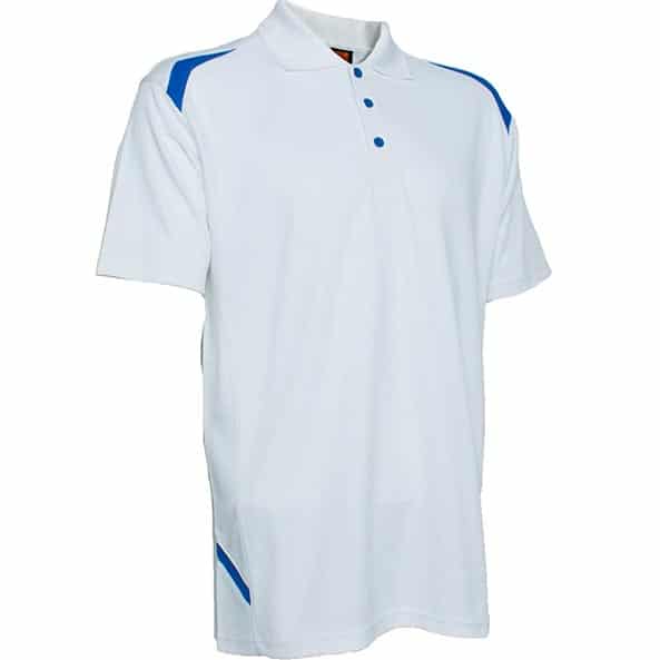 QD34 Multi-Tone Dri-Fit Polo T-Shirts 2018-19 thumbnail white