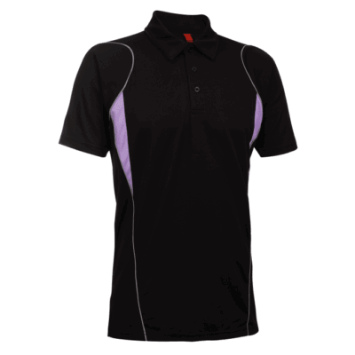 QD25 Multi-Tone Dri-Fit Polo T-Shirts 2018-19 thumbnail black