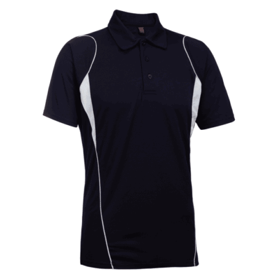 QD25 Multi-Tone Dri-Fit Polo T-Shirts 2018-19 thumbnail navy