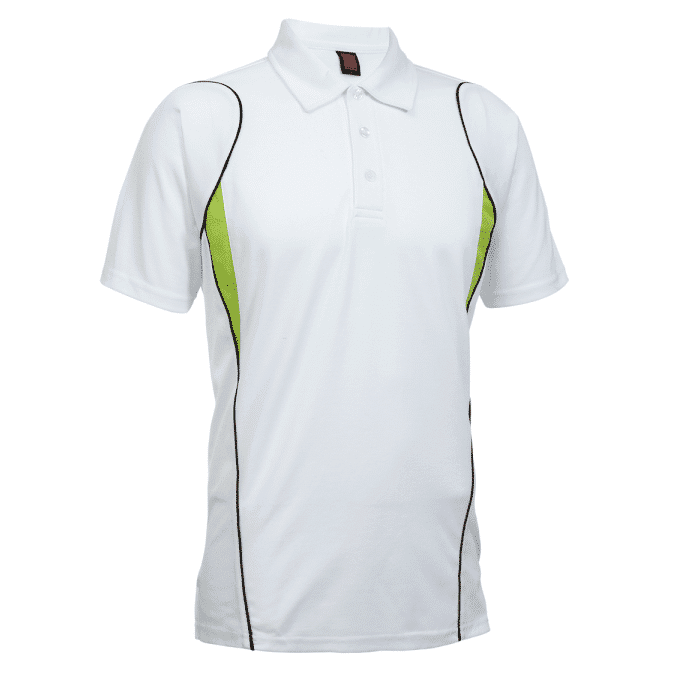 QD25 Multi-Tone Dri-Fit Polo T-Shirts 2018-19 thumbnail white