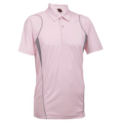 QD25 Multi-Tone Dri-Fit Polo T-Shirts 2018-19 thumbnail pink