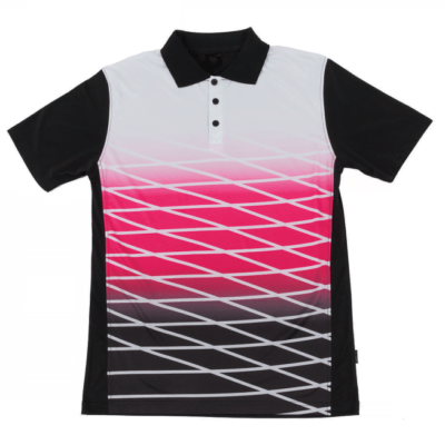 QD47 Multi-Tone Dri-Fit Polo T-Shirts 2018-19 thumbnail black