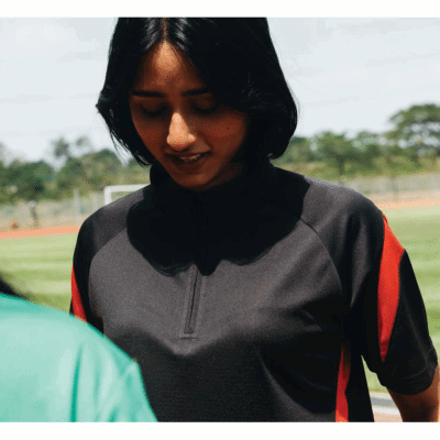 QD30 2-Tone Mandarin Collar Polo T-Shirts 2018-19 model 1