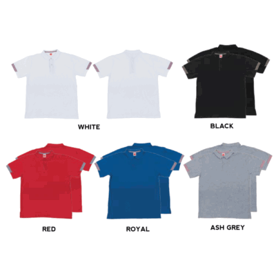 HC18 Multi-Tone Cotton Polo T-Shirts 2018-19 catalogue