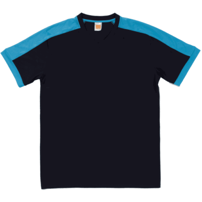 QD52 Multi-Tone Dri-Fit V-Neck T-Shirts 2018-19 thumbnail navy
