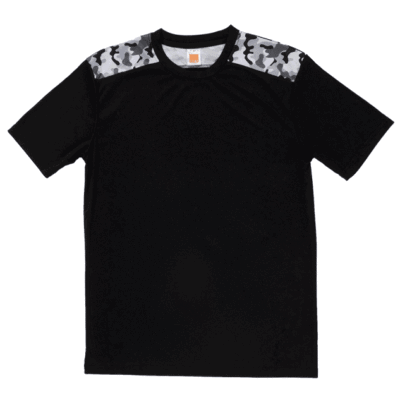 QD55 Multi-tone Camo Dri-Fit T-Shirts 2018-19 thumbnail black
