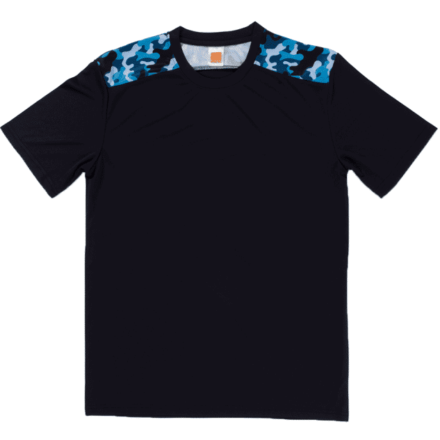 QD55 Multi-tone Camo Dri-Fit T-Shirts 2018-19 thumbnail navy