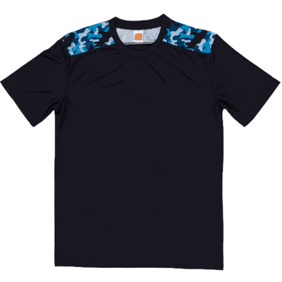 QD55 Multi-tone Camo Dri-Fit T-Shirts 2018-19 thumbnail navy