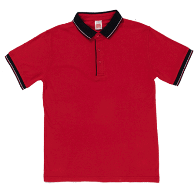 HC20 Multi-Tone Cotton Polo T-Shirts 2018-19 thumbnail red
