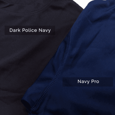 Basic Dri Fit Navy Pro vs Navy Police