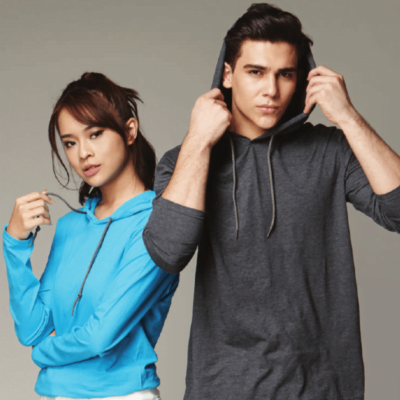 Anvil 987 Long-Sleeves Hooded Tee 2018-19 model 1