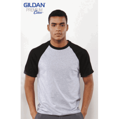 Gildan Short Raglan-Sleeves T-Shirts 76500 2018-19 model 1