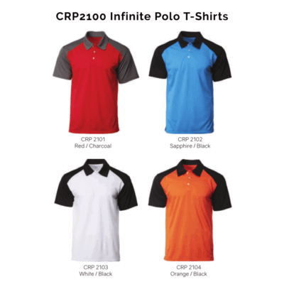 CRP2100 Infinite Polo T-Shirts 2018-19 catalogue