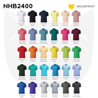 NHB2400 Soft Touch Polo T-Shirts 24-25 catalogue 1