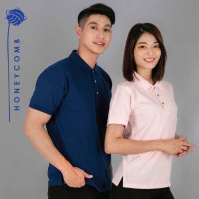 Basic Honeycomb Cotton Polo T-Shirts HC01 24-25 model 2