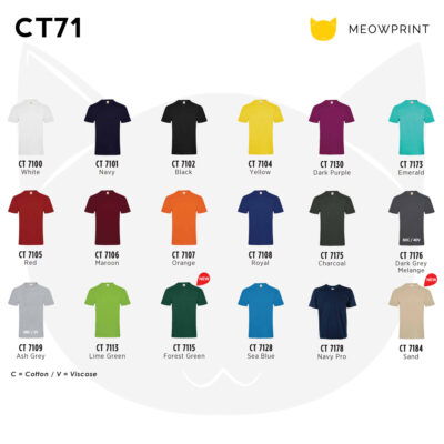 Superb Cotton Round Neck T-Shirts CT71 24-25 catalogue