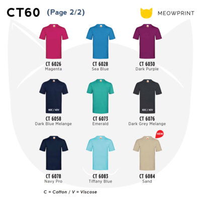 Superior Cotton Round Neck T-Shirts CT60 24-25 catalogue 2of2