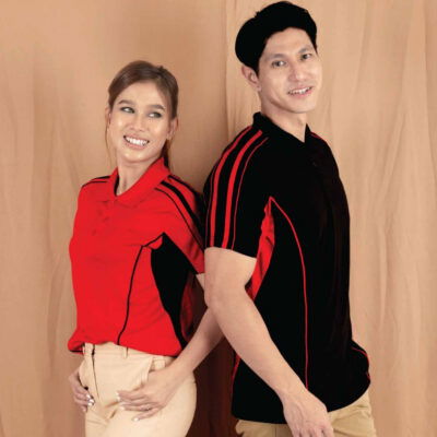 QD33 Multi-Tone Dri-Fit Polo T-Shirts 23-24 model 1