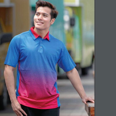 QD37 Multi-Tone Dri-Fit Polo T-Shirts 24-25 model 1