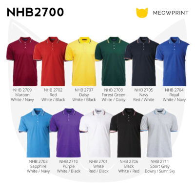 NHB2700 Saffron Polo T-Shirts 24-25 catalogue