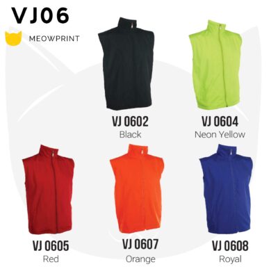 VJ06 Vest Windbreaker 2021 catalogue