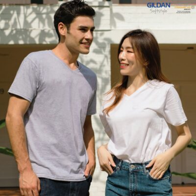 Gildan Softstyle Adult V-Neck T-shirts (63V00) 22-23 model 1