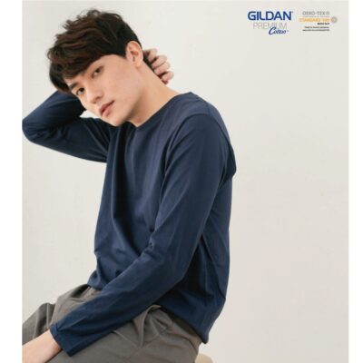Gildan Premium Cotton Long-Sleeves T-shirts (76400) 22-23 model 1