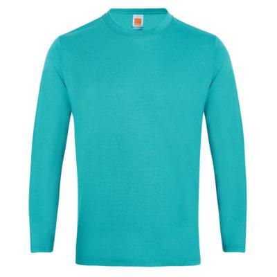 Basic Cotton Long-Sleeves T-Shirts 2021 emerald