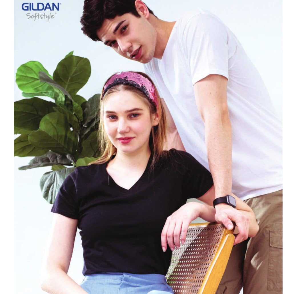 Gildan Softstyle Adult V-Neck T-shirts 63V00 2019-20 models 3