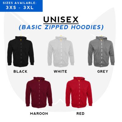 Basic Zipped Hoodies 2021 catalogue