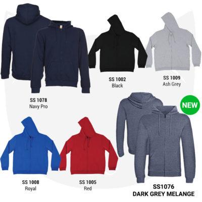 SS10 Basic Zipped Hoodies 2021 catalogue