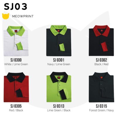 SJ03 Long-Sleeves Polo T-Shirts 2021 catalogue