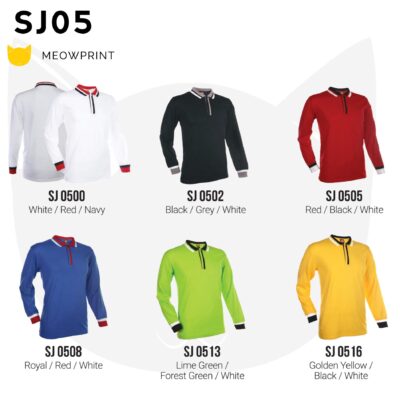 SJ05 Long-Sleeves Polo T-Shirts 2021 catalogue