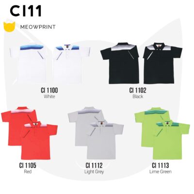 CI11 Multi-Tone Cotton Polo T-Shirts 2021 catalogue