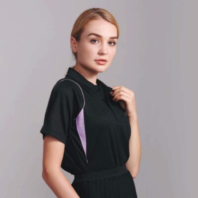 QD25 Multi-Tone Dri-Fit Polo T-Shirts model 2