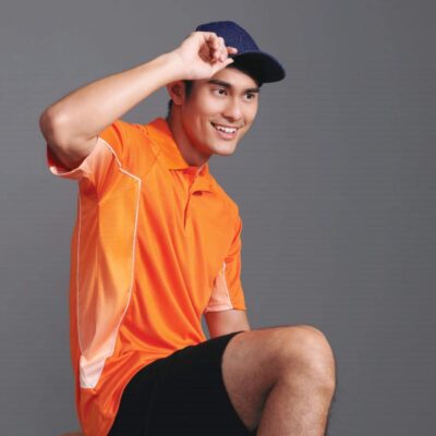 QD31 Multi-Tone Dri-Fit Polo T-Shirts model 2