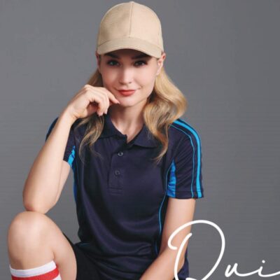 QD33 Multi-Tone Dri-Fit Polo T-Shirts model 2