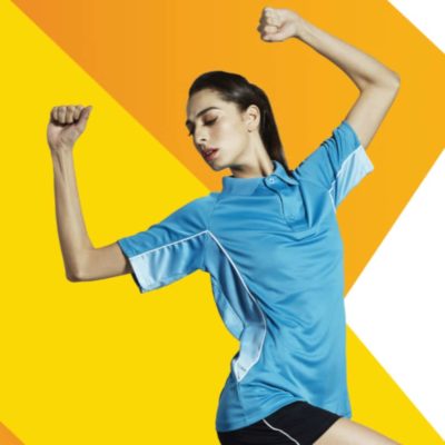 QD31 Multi-Tone Dri-Fit Polo T-Shirts 2019-20 models 1