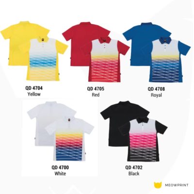 QD47 Multi-Tone Dri-Fit Polo T-Shirts 2019-20 catalogue